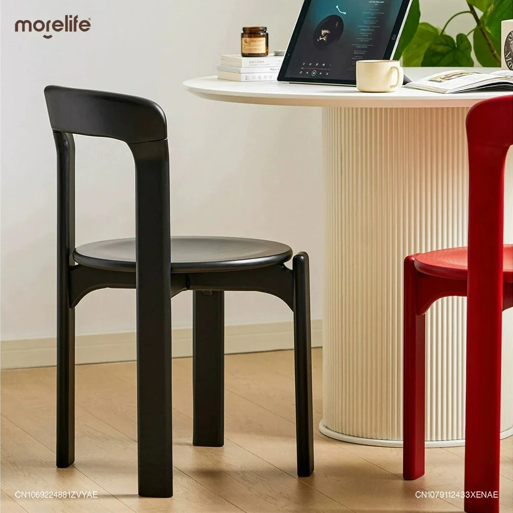 Nordic Minimalist Solid Wood Dining Chairs Dairy Restaurants Tea Shop Hotel Cafe Backchairs Chair Dining Stools Home Furniture