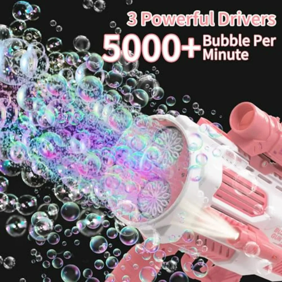 Kids Bubble Machine Blaster 3