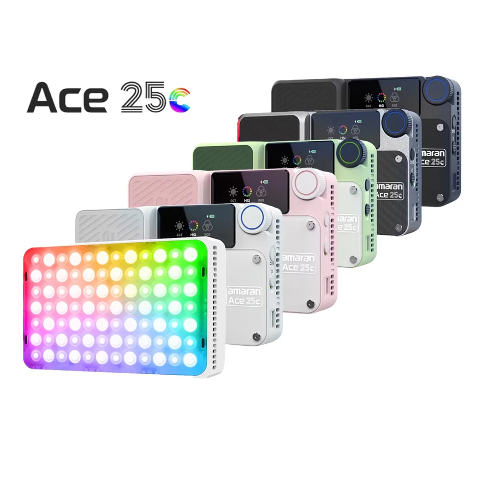 Amaran Ace 25c Kit RGB Pocket LED Light,Boost Mode To 32W Mini