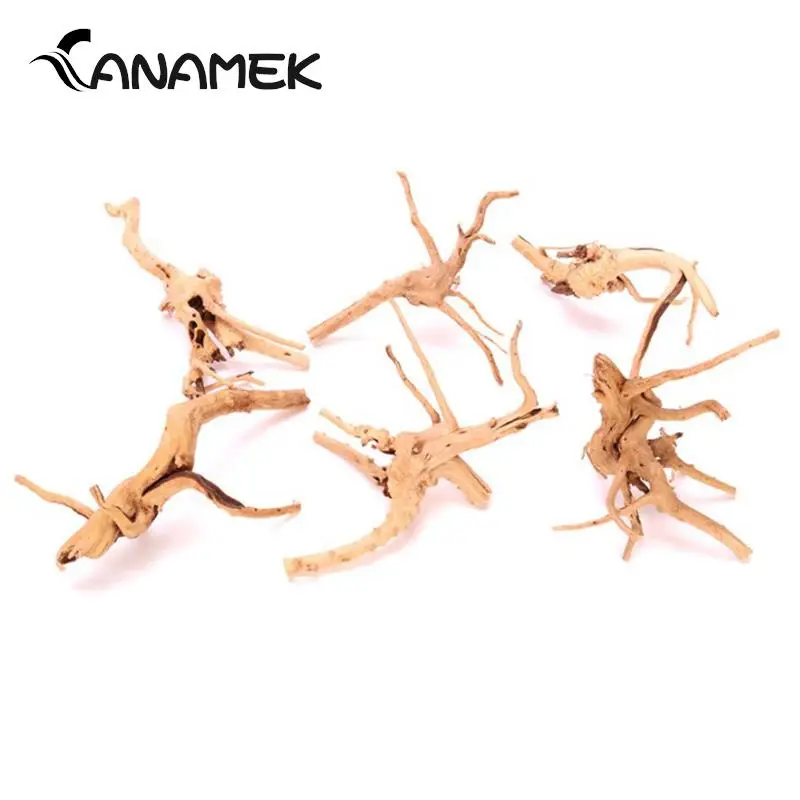 1PCS Aquarium Fish Tank Ornament Wood Natural Trunk Driftwood Tree Aquarium Fish Tank Plant Stump Landscaping Decoration