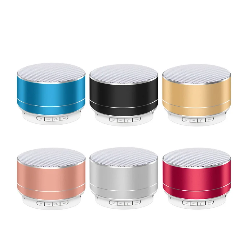 

A10 Outdoor Subwoofer MINI Portable Speaker Fm Radio Music Sound Box Aluminum Alloy Wireless Waterproof