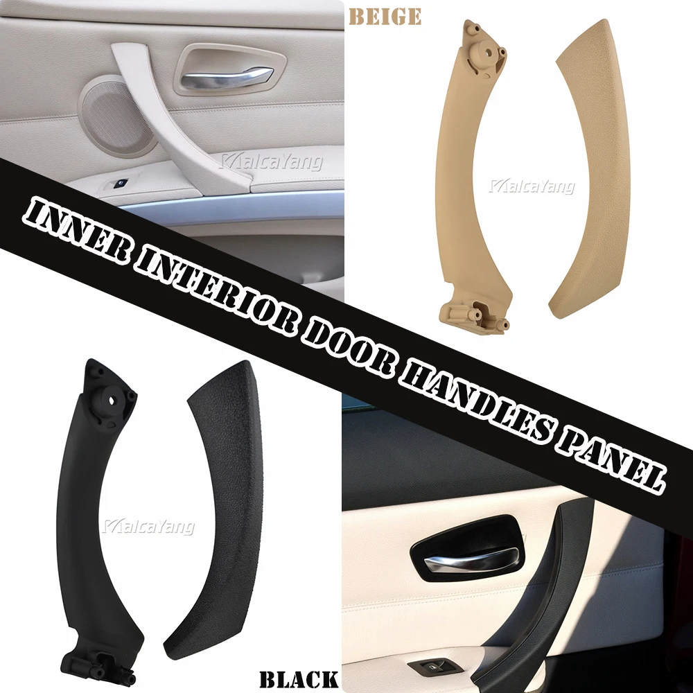Maniglie Per Porte Interne Di Qualità Per Bmw Serie 3 E90 E91 318 320 325 328 330 335 Parti Porte Interne Pannello Maniglia Bar Pull Trim Cover
