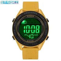 SYNOKE Watch Outdoor Sports Multifunctional Waterproof Shock Resistant Large Screen Display Luminous LED Digital Watch For Men 1
