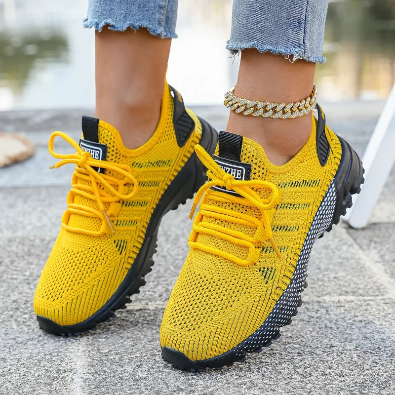 Casual Running Summer Fashion Anti Slip Hiking Mesh Breathability Athletic Shoe Tennis Woman Trend Woman Sneakers Couple
