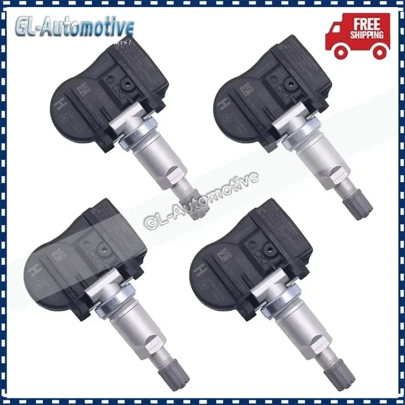 4PCS TPMS LR 070840 랜드로버 디펜더 디스커버리 레인지 로버 레인지 로버 이보크 LR용 타이어 압력 센서 066378 433MHz