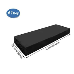 Breathable Dustproof Cover for Digital Electronic Piano Keyboard (61 keys)