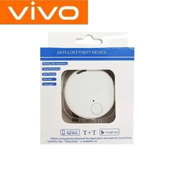 Compact Bluetooth 5.0 GPS Tracker - Anti - Lost Smart Finder for Pets, Kids, Bags, and Wallets (White with box)