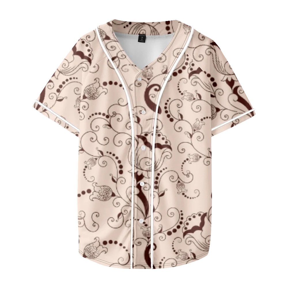 

Tie-Dye 3D Printing Baseball Uniform T-Shirt Merch Unisex HipHop Style Streetwear Baseball Y2k Shirts For Men 1