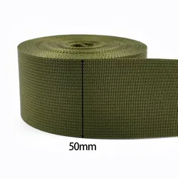 Durable Army Green Nylon Webbing Strap - Safety Belt Sling & Decorative Accessory - 5Meters (ArmyGreen - 50mm)
