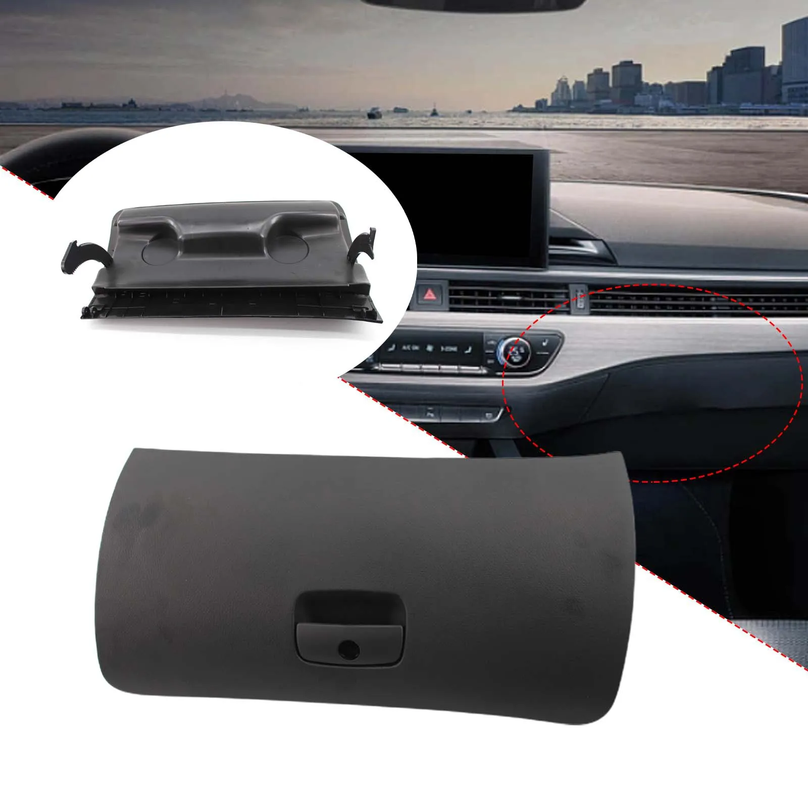 Car Console Glove Box Door Cover Lid 3B1 857 122B Directly Replace Durable for VW Passat B5 B5.5 1997-2005 Accessory glove box lid car center console cover
