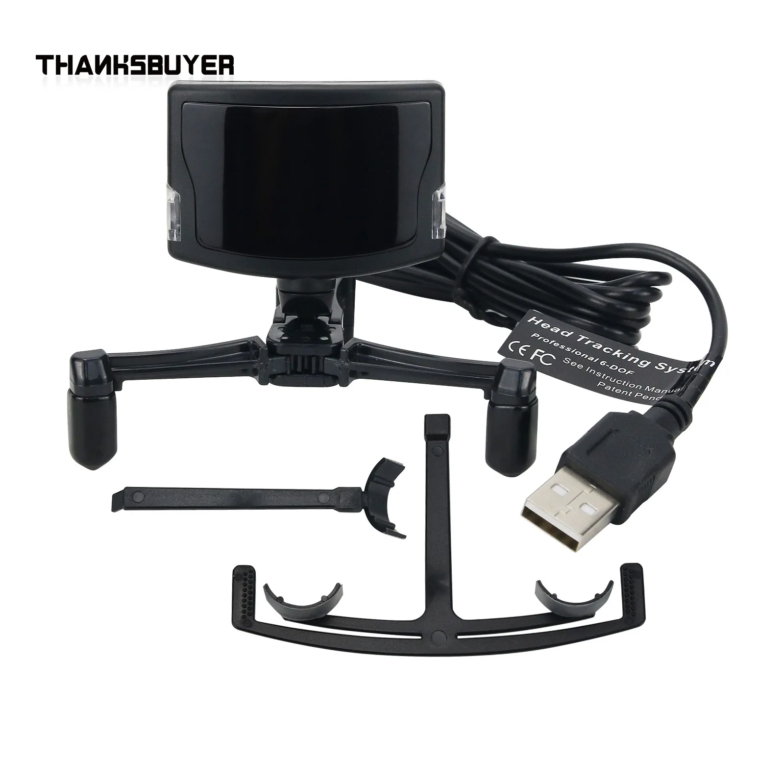 TrackIR Head Tracking System for PC Gaming with IR High Resolution  Trackclip Pro + Cap Bundle 