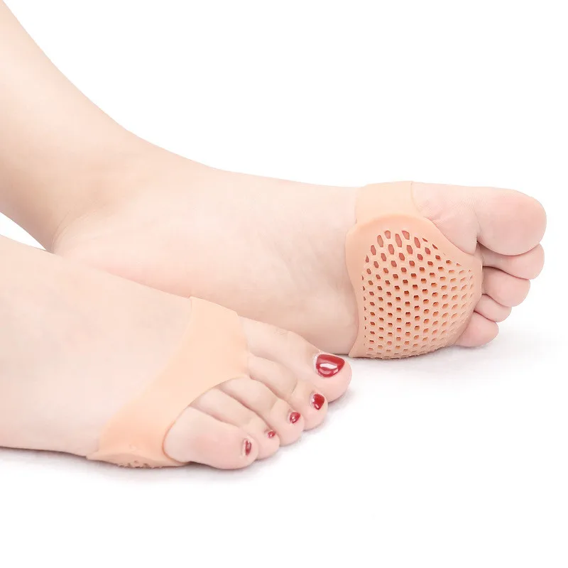 Silicone Honeycomb Forefoot Insoles High Heel Shoes Pad Gel Insoles Adhesive Patch for Pain Relief High Heels Shoes Foot Care