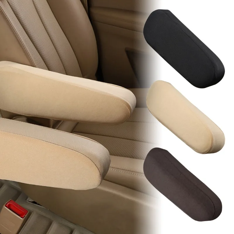 

Car Armrest Cover Universal Leather Seat Arm Rest Protective Covers Auto Seat Armrest Handle Cover Trim Protection Accessories