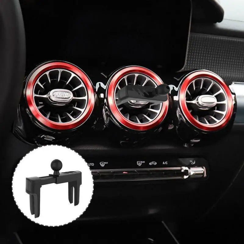 

Новый круглый специальный кронштейн для выпускного отверстия воздуха подходит для Mercedes-Benz Turbo автомобильный зажим Мобильный телефон Креативные аксессуары