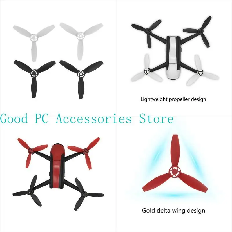 Hélices Parrot Bebop 2 FPV 2.0 - Lot de 4 Pièces Plastique