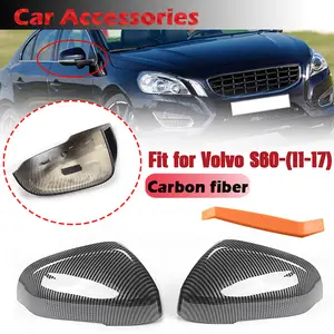2 Stück Auto Seitenspiegel Rain Shield, Für Volvo S60 2011-2019 Auto  Rückansicht Spiegel Aufkleber Auto Zubehör : : Automotive
