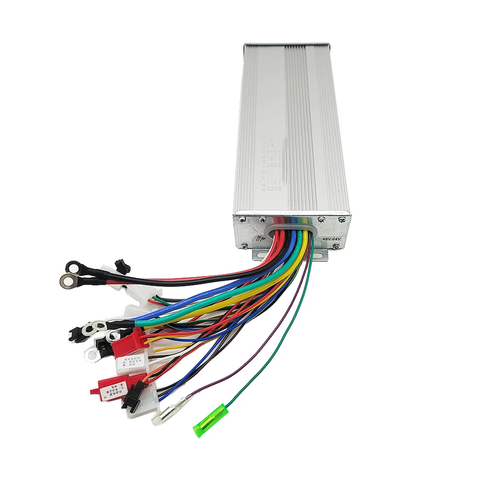 Brushless Controller for E-Bike, 2000W, 48V 60V 64V 72V, 18 Tube, Electric Bike Motor Controller