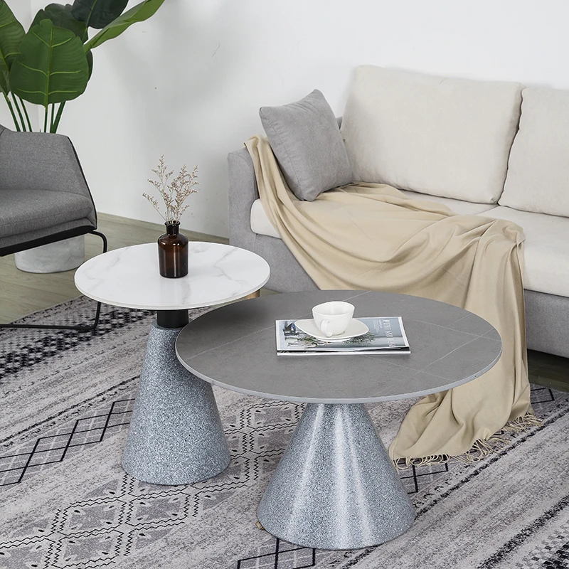 Hotel Moderno Soggiorno Tavolini Rotondi Comodini Laterali Tavoli Da Pranzo Tè Piccolo Centro Mesa Laterale Para Sala Mobili