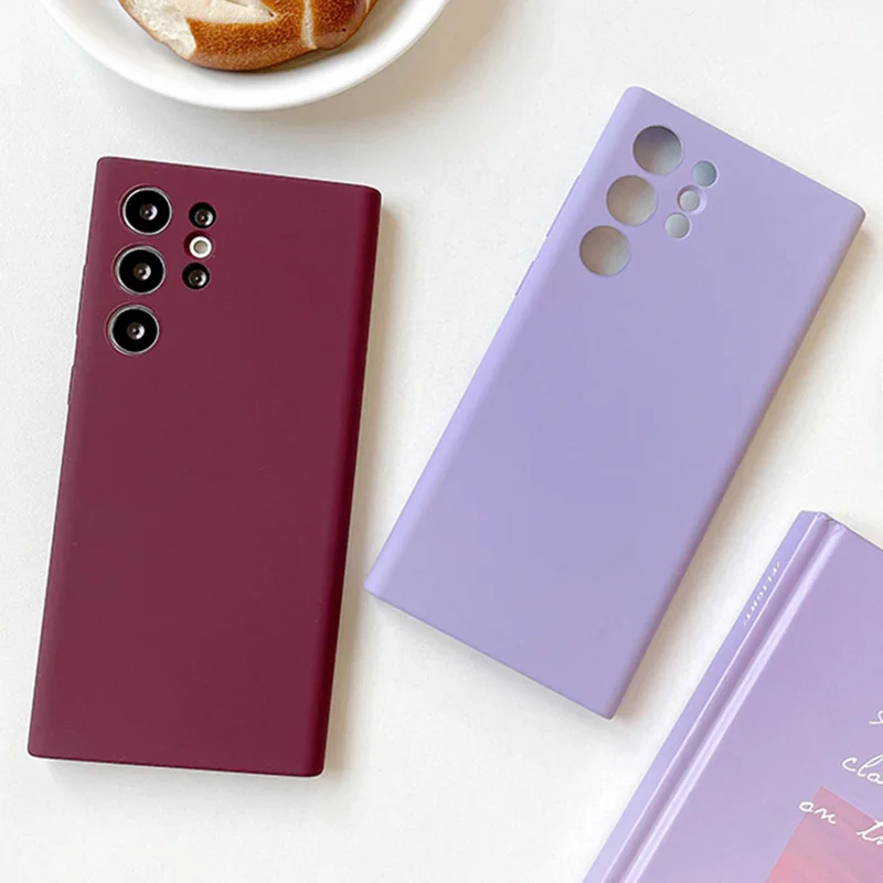 S22Ultra Silicone Cover For Samsung Galaxy S22 Ultra 5G Case Classic Quality Business Original Protective Phone Cover G9080