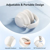 Baseus Bass EH10 NC Wireless Headphones Bluetooth 6.0 Noise Canceling 45dB Over Ear HeadsetSpatial Audio Earphone 80H Time - Image 5