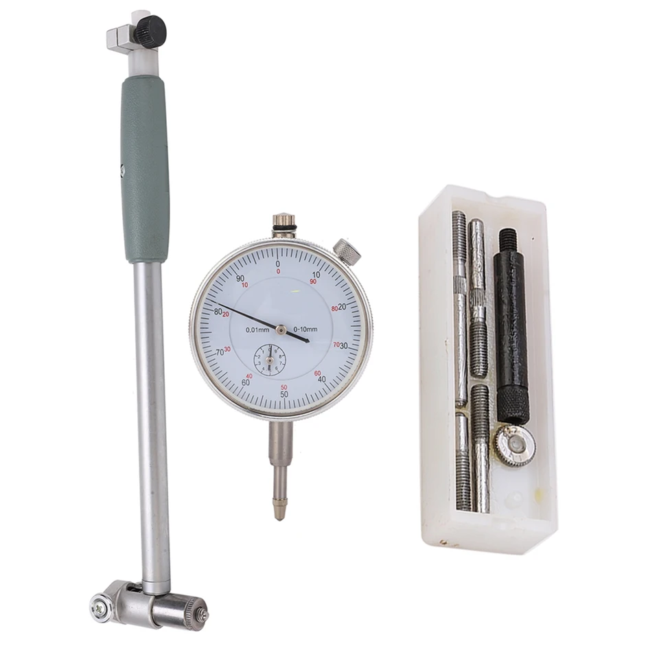 Dial Bore Gauge Set, 50-160MM Diameter Indicator Measuring Engine Cylinder Tool Kit, 0.01 - View #7