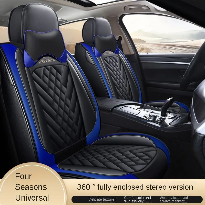 

BHUAN Car Seat Cover Leather For Ford All Model Focus Explorer Mondeo Fiesta Ecosport Everest Fusion Edge Tourneo Kuga Mustang