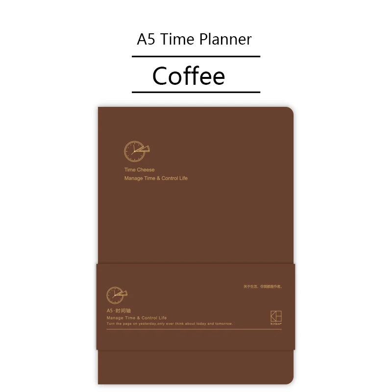 Kinbor dizüstü dergisi A5 kendinden dolum bütçe planlayıcısı PU malzeme gündem planlama dizüstü 공writing yazma ofis okul kırtasiye