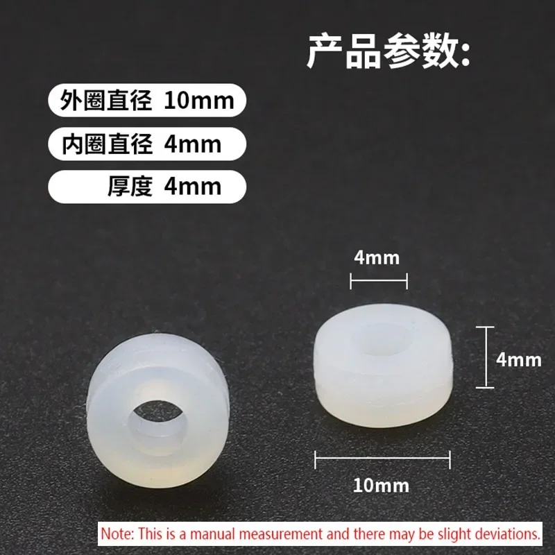 Tire Inflation Chuck Accessories Inflator Nozzle Seal Ring Inflator Nozzle Seal Rubber Pad Head Silicone Gasket