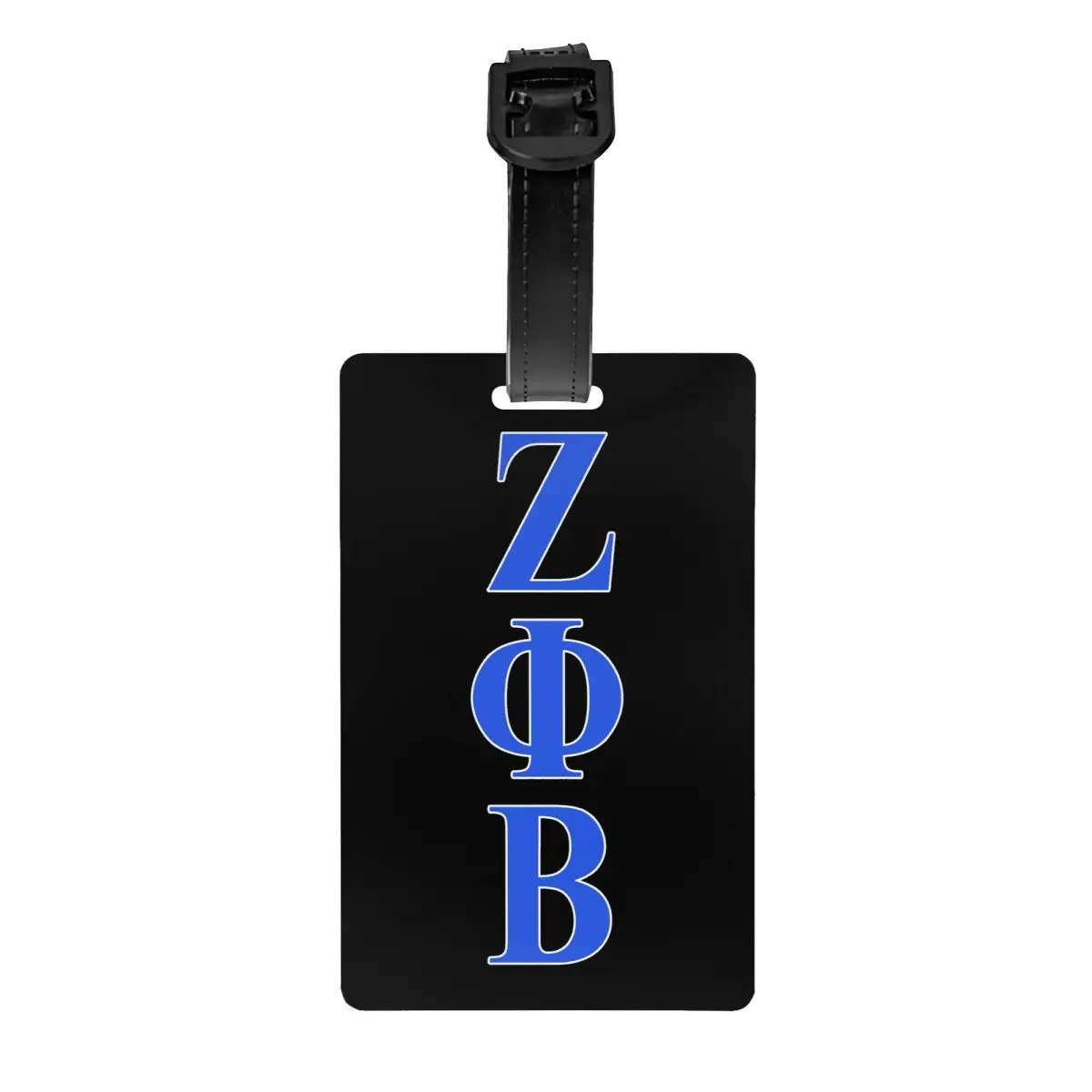 

Zeta Phi Beta Luggage Tag Travel Bag Suitcase Privacy Cover ID Label