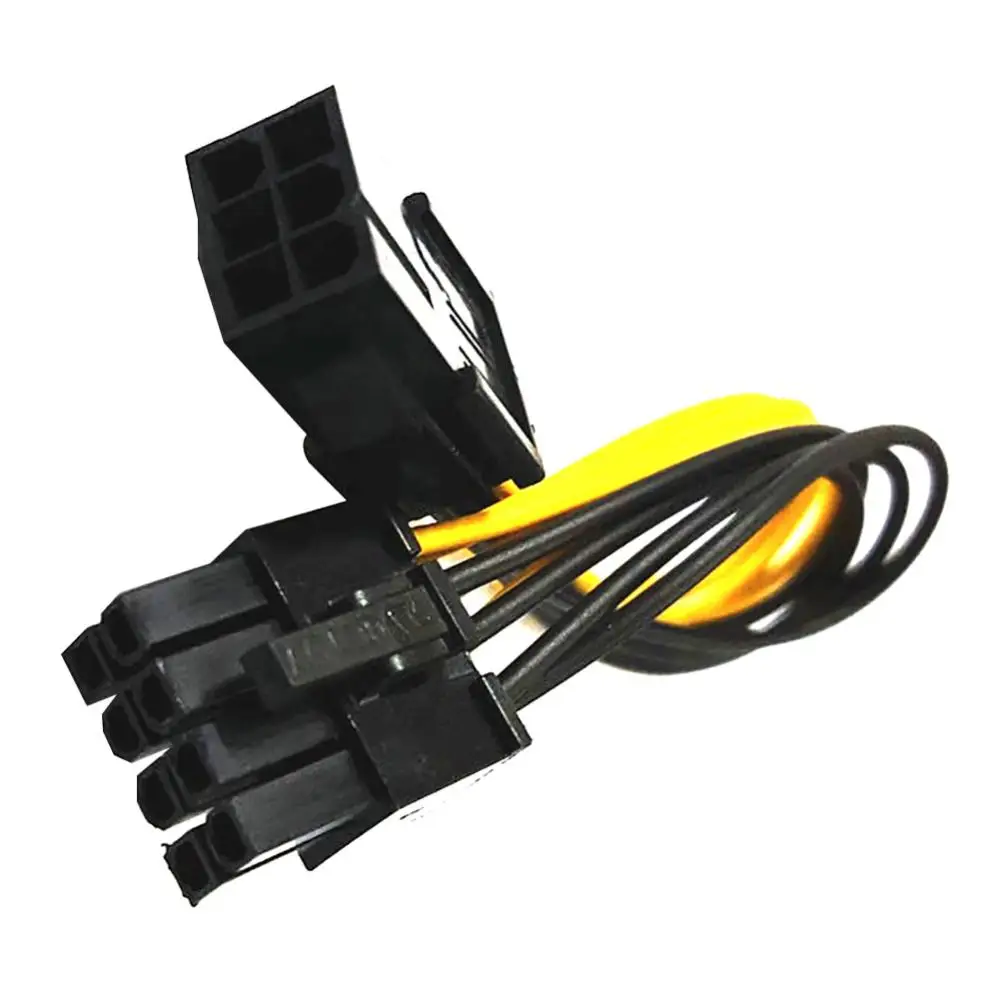 Power Adapter DC Power Converter NVMe To PCIe Adapter Card Powered Adapter PCIe 6pin To 8pin Adapter PCI-e 6-pin Male To 8-pin Female Converter For PCI Express 8pin GPU Video Card