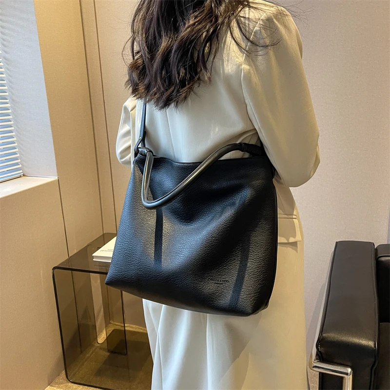 The Nifty 2023 | Large Leather Tote Bag | Women's Hobo Crossbody Purse |  Leather Shoulder Bag