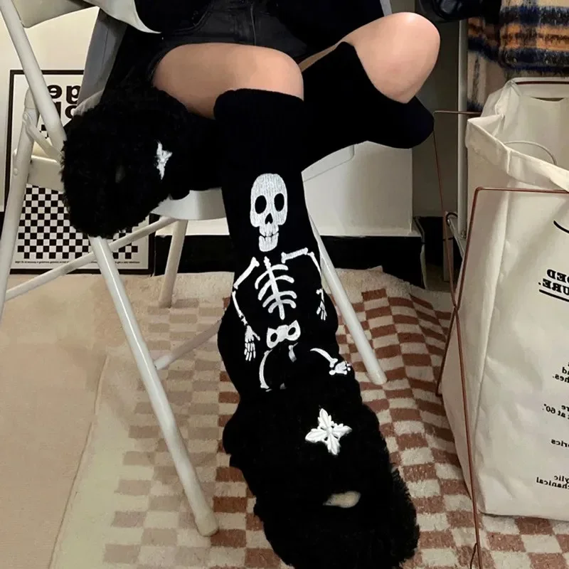 Geyoga Y2K Lot De 6 Paires De Jambières En Tricot Pour Fille Motif