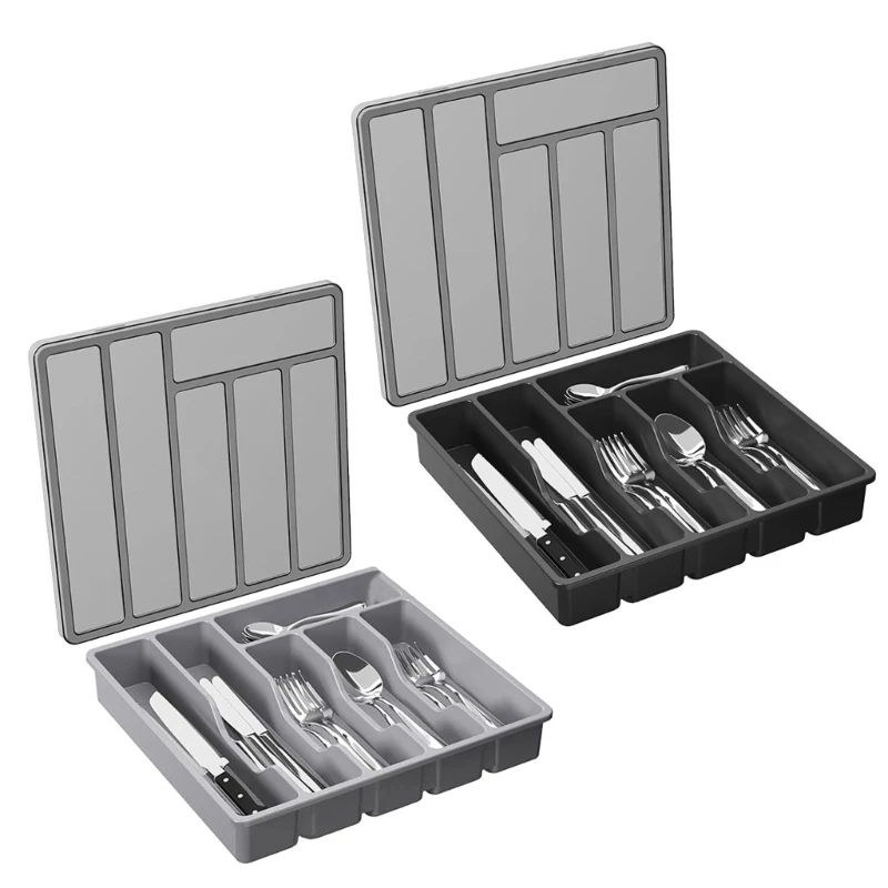 

Convenient Cutlery Drawer Storage Box Kitchen Organization Drawer Divider Holder