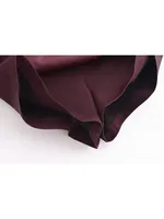 TFMLN nouveau printemps femmes solide jupe mode casual côté fermeture éclair Mini Shorts jupes Vintage taille haute Streetwear Shorts jupes 6