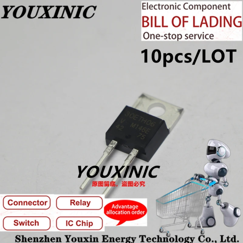 YOUXINIC-100-New-Imported-Original-VS-30ETH06-M3-30ETH06-TO-220-30A ...