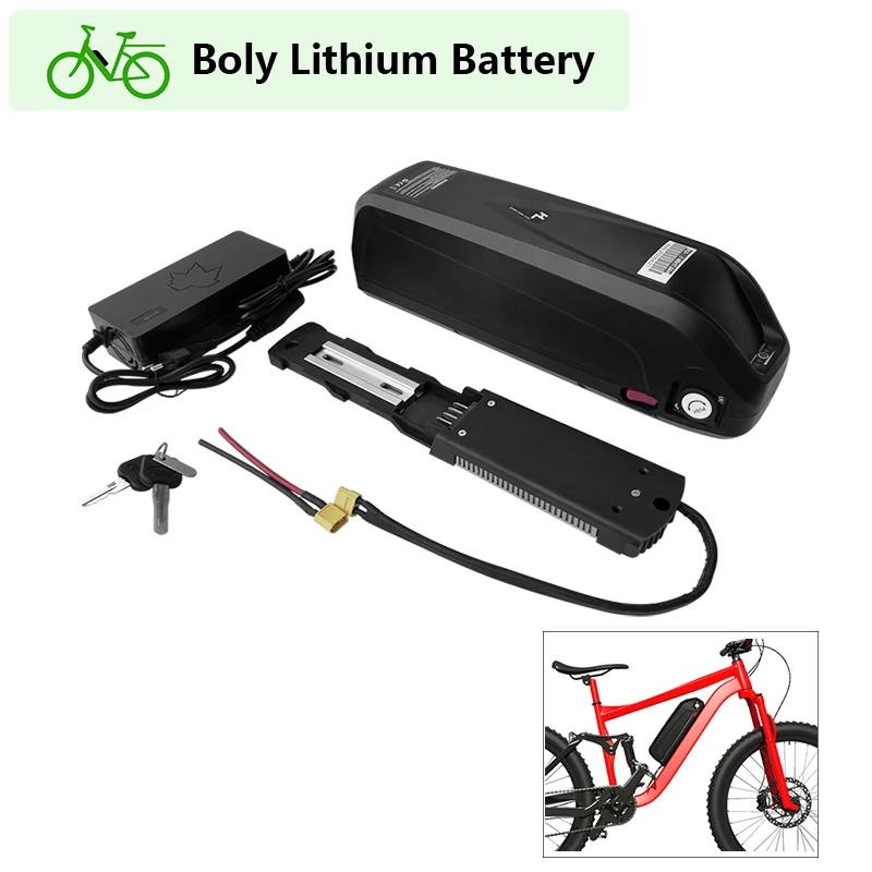 48V 20AH Down tube EBike Battery Hailong 4-pin 36V 10Ah 13Ah Electric Bicycle Battery Li-ion Ariel Rider Grizzly 350W