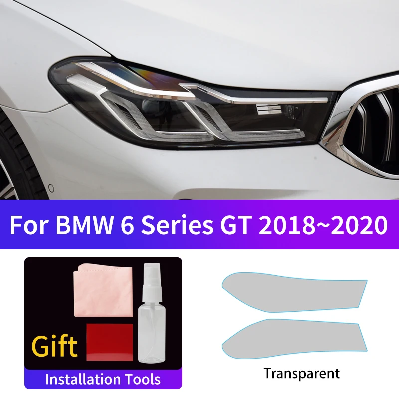 

Подходит для BMW 6 серии GT 2018 ~ 2020, противотуманная задняя фотопленка для автомобильных фар, меняющая цвет пленка, защитные наклейки