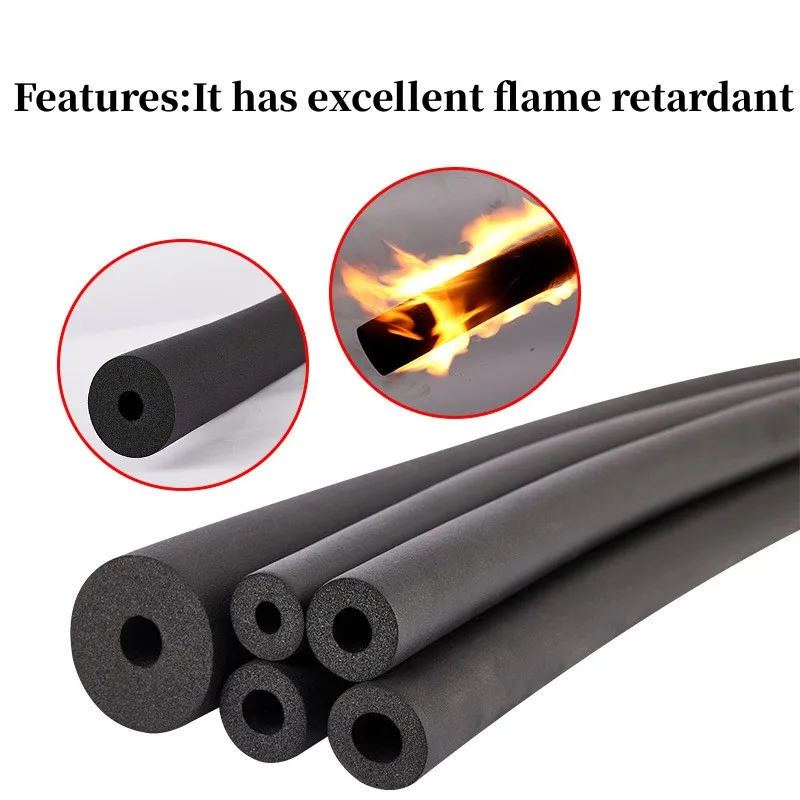 6-32MM Rubber Sponge Tube Air Conditioner Solar Water Heater Water Pipe Sleeve 1.8m Thermal Insulation Pipe