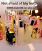 360 Degree Rotation Make Up Organizer Box Cosmetic Organizer Transparent Fashion Spin Multi-Function Detachable Acrylic 6