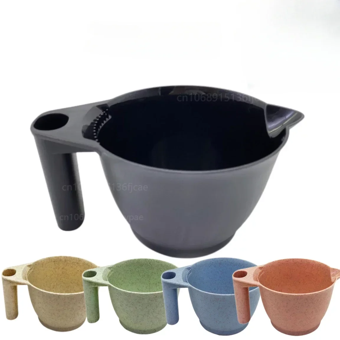 Professional Hair Color Mixing Bowl Hair Dying Applicator Wheat Straw Large Capacity Hairdressing Salon Styling Accessories 그릇