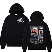 Rapper KIDD KEO Tour 2025 Album Hoodie Men's Fashion Long Sleeve Oversized Sweatshirt Hip Hop Retro Pullover Hoodies Streetwear 1