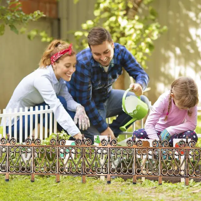 Kerti Szegély Táj Szegélyek Dekoráció Virágágyás Műanyag Pázsit Kerítés Nélkül - Image 4