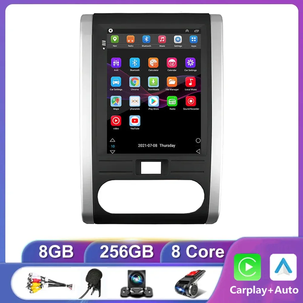 

Автомагнитола 4G Android 13 для Nissan X-Trail 2008- 2015, мультимедийный видеоплеер с GPS-навигацией, стерео головное устройство 4G Carplay DSP