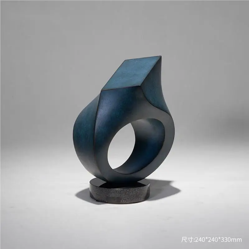 

Декоративные аксессуары для дома, Современная Минималистичная художественная абстрактная Геометрическая скульптура для гостиной, креативные поделки для рабочего стола