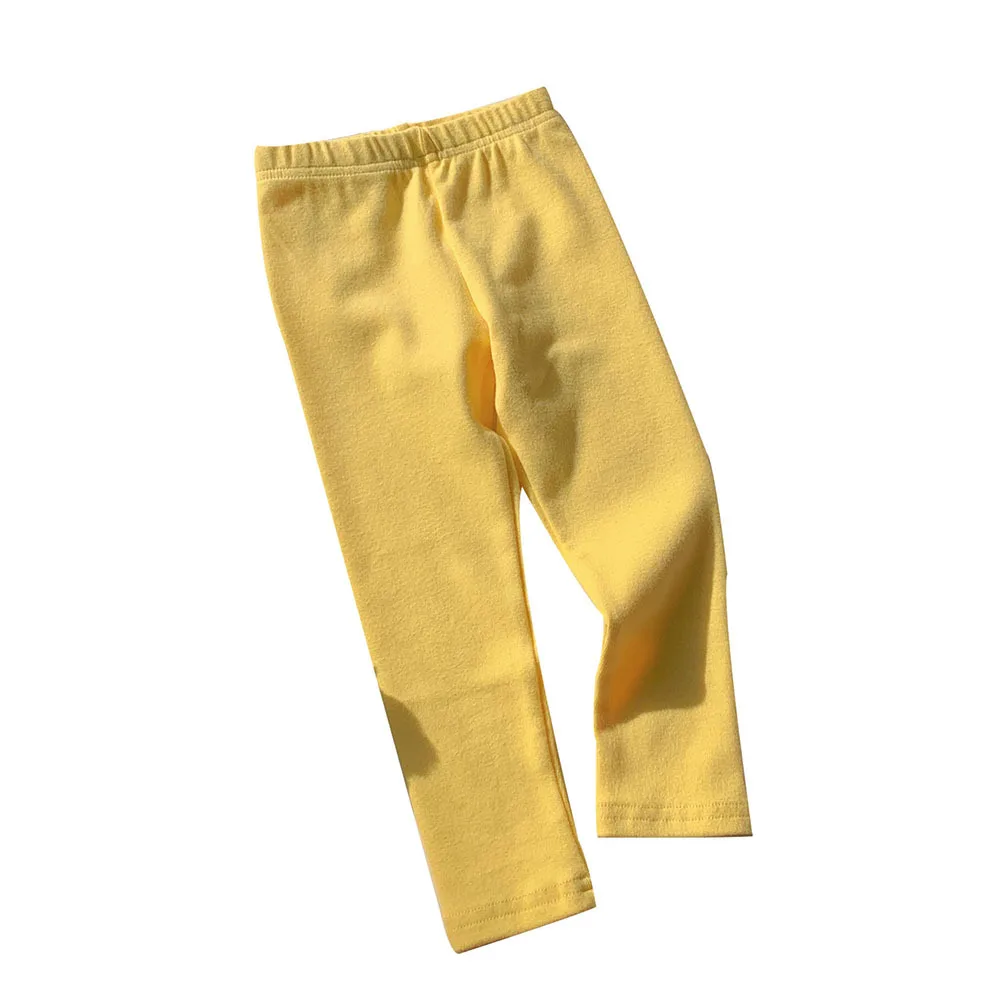 Girl Leggings Kids Tights Girl Skirt Trousers Children Cotton Leggings Girls Spring/Fall Pants Korean Solid Kids Fitting Long Pant Stretchy Tights Trousers Baby Bottoms Cloth