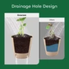New 50 Packs 3 Inch Peat Pots Plant Starters  Seedling with 15 Pcs Plant Labels, Biodegradable Herb Seed Starter Pots Kits 5