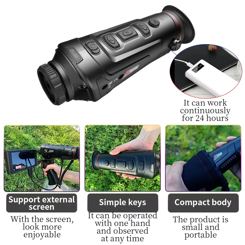 Monocular térmico Guide TK431 - Aire Libre Shop