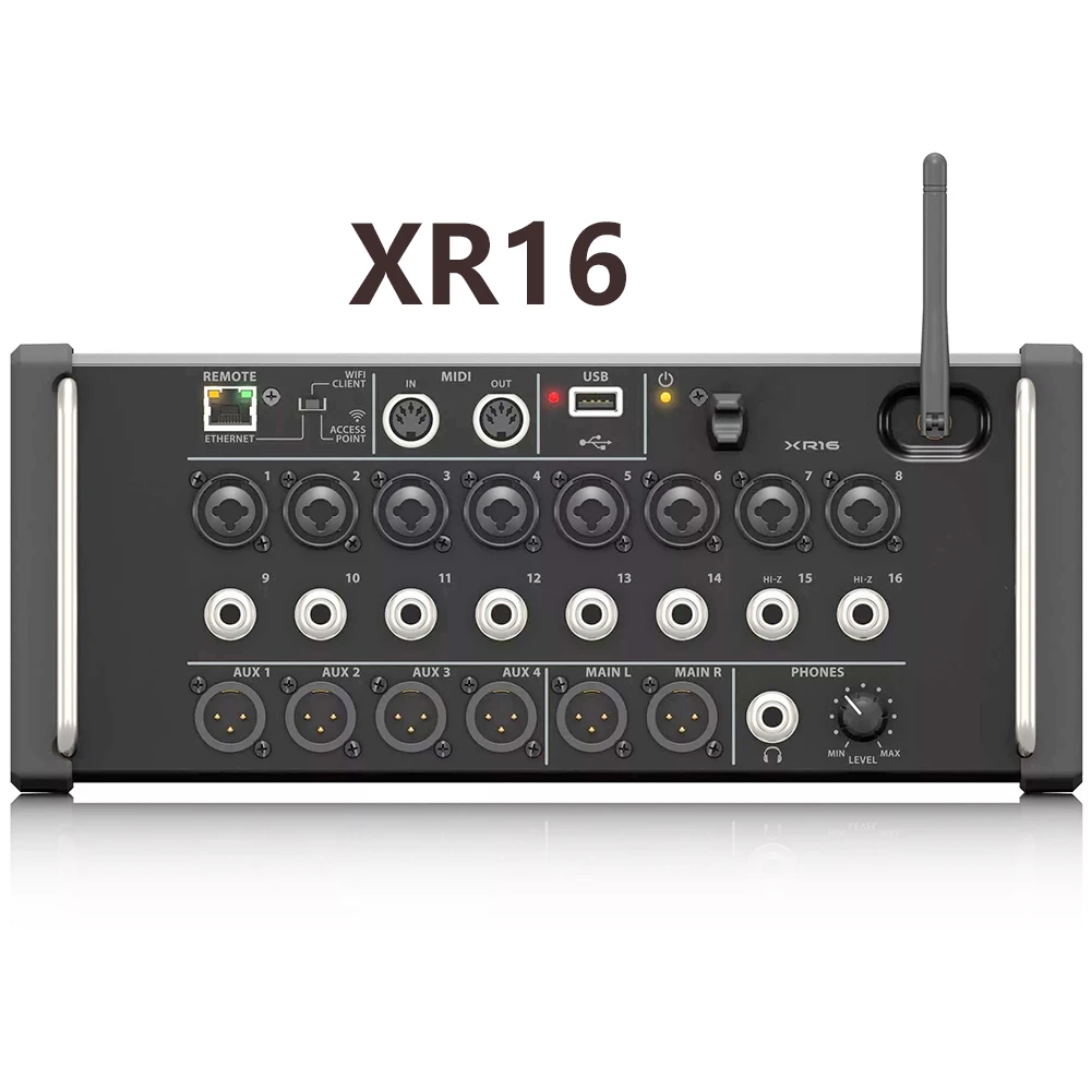 Paulkitson Mr18 Rack Mounted Digital Mixer Studio Recording Console Suitable For Ipad/Android Tablets With Midas Preamplifier