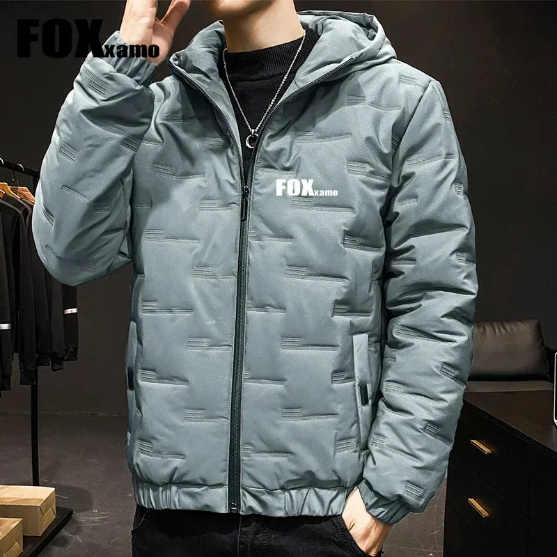 Foxxamo 2023 겨울 보온 재킷 플러스 벨벳 방풍 바지, 방수 야외 재킷, 낚시 바지, 하이킹 사이클링 코트