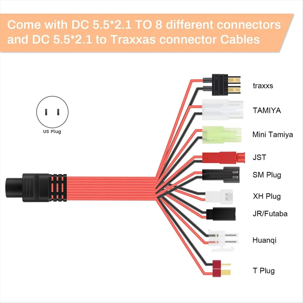 《공장 직판》4.8V 7.2V 8.4V 9.6V NiMH/NiCD용 9-In-1 RC 배터리 충전기, 2.4V-12V NiMH/NiCD 배터리 팩용 RC 자동차 충전기